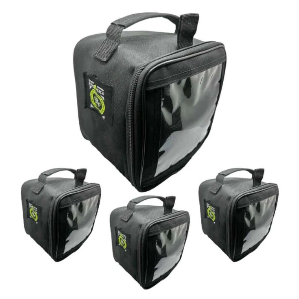 Bundle of 4 NEW Sidekick Cornhole Bag Storage Utility Pouch - each holds 4 bags